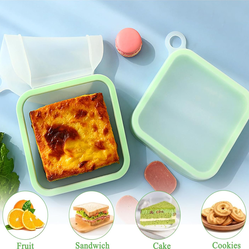 Силиконовая коробка для сэндви – обзор и цена Food Or Snacks
